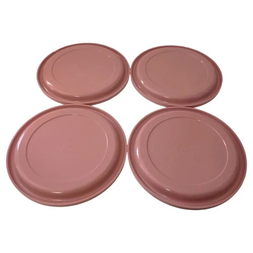 KASEN Melamine Salad Set Pink Large Bowl 4 Small Bowls 4 Plates‎ Peter Pan MCM